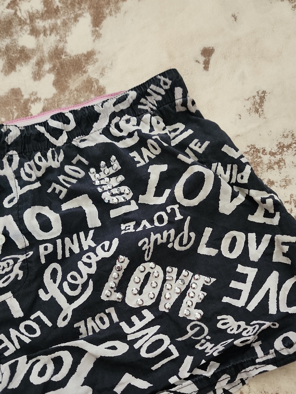 Pink VS Sleeper Shorts. Size: S
